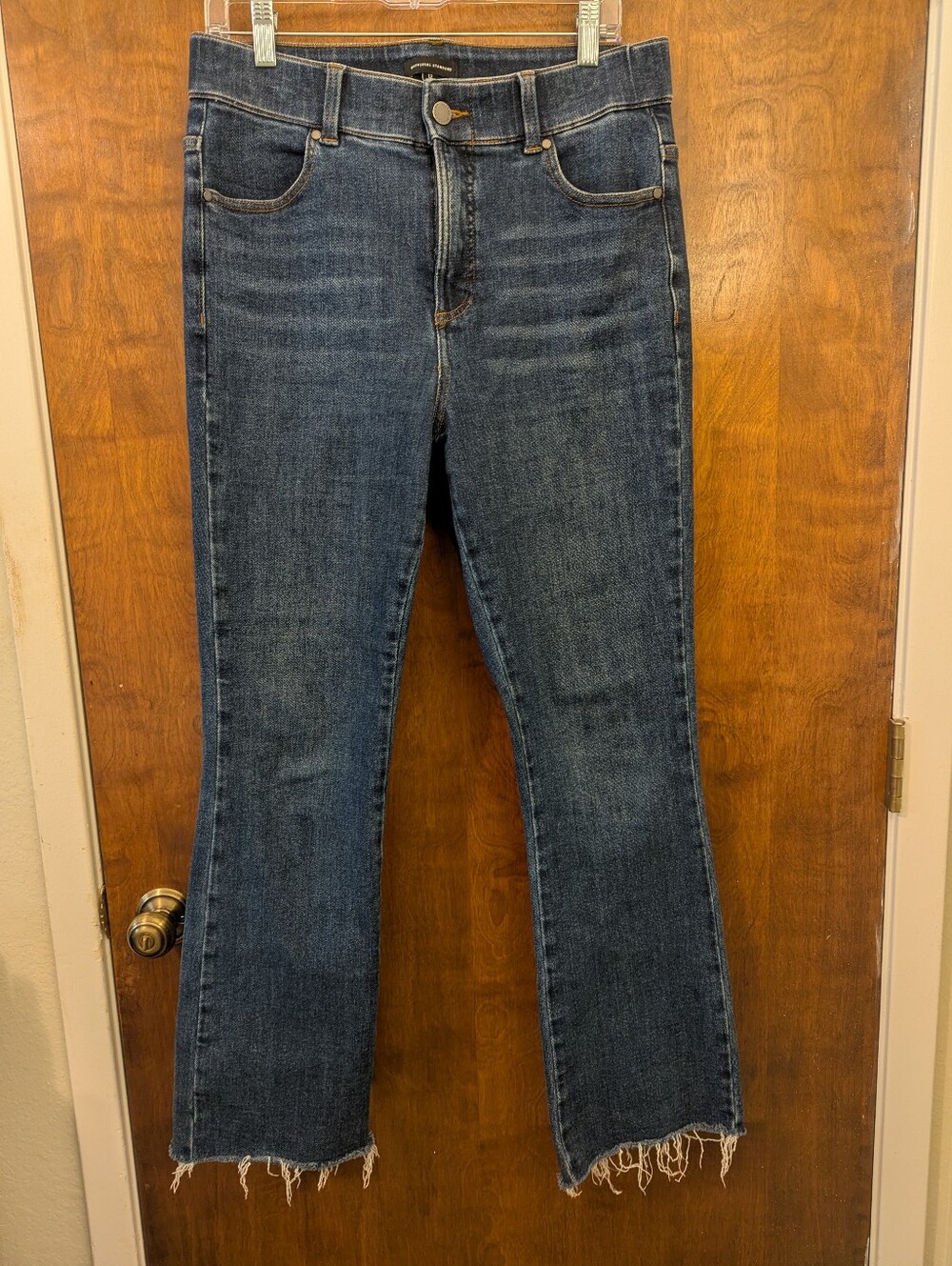 Universal Standard boot cut jeans, size 12